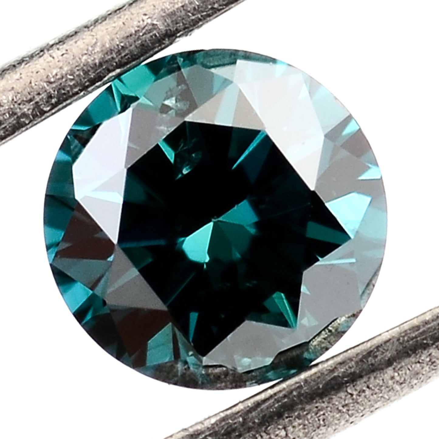 0.61 Blue Diamond Round Loose Gemstone