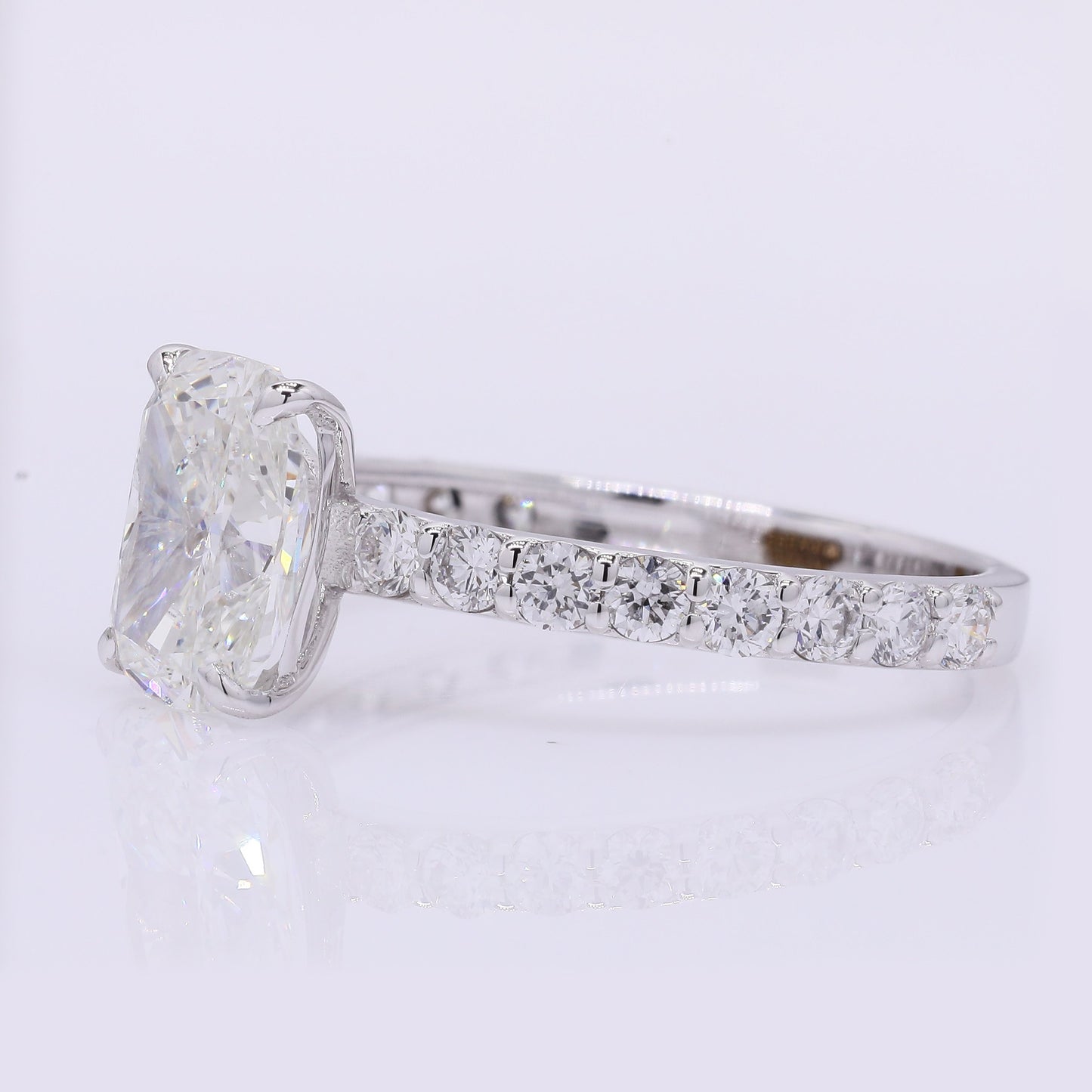 2.52 Carats Lab Grown Diamond 14K Gold Ring