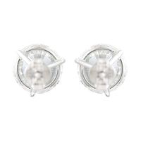 5.15 Carats Lab Grown Diamond 14K Gold Earrings