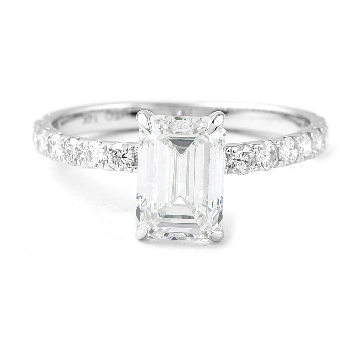 2.36 Carats Lab Grown Diamond 14K Gold Ring