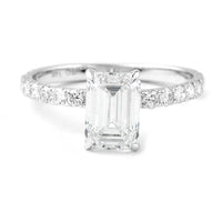 2.36 Carats Lab Grown Diamond 14K Gold Ring