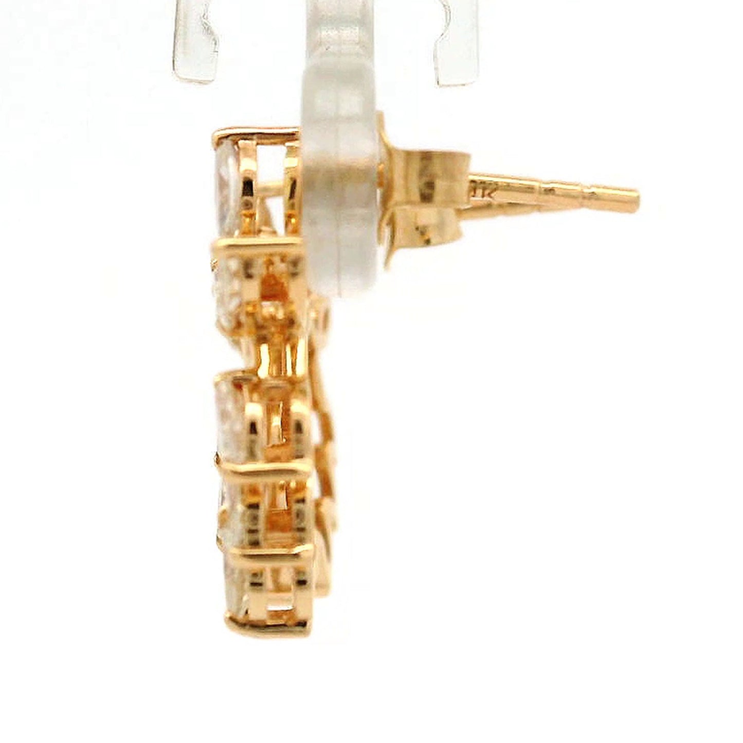 1.06 Ct Marquise Diamond 14K Gold Earrings