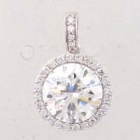 5.20 Carats Lab Grown Diamond 14K Gold Pendant
