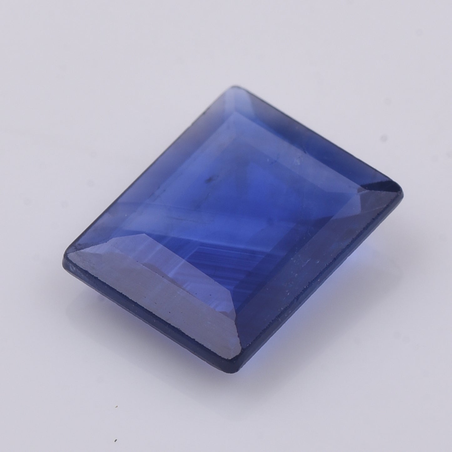 2 Natural Corundum Sapphire Rectangular Step Cut Gemstone