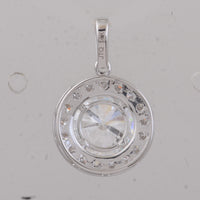 2.42 Carats Lab Grown Diamond 14K Gold Pendant