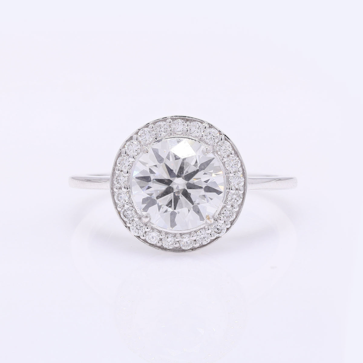 2.27 Carats Lab Grown Diamond 14K Gold Ring