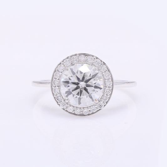 2.27 Carats Lab Grown Diamond 14K Gold Ring
