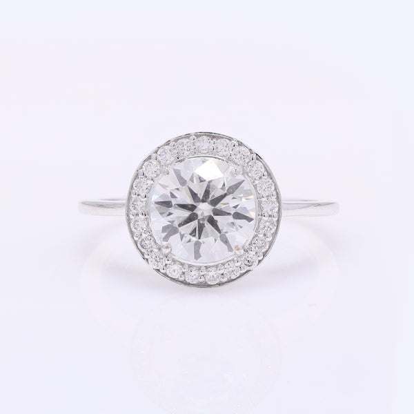 2.27 Carats Lab Grown Diamond 14K Gold Ring