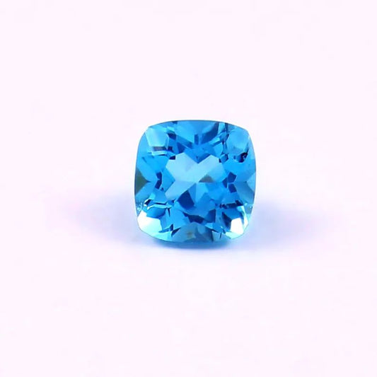 100.63 Carats Blue Topaz Cushion Loose Gemstone