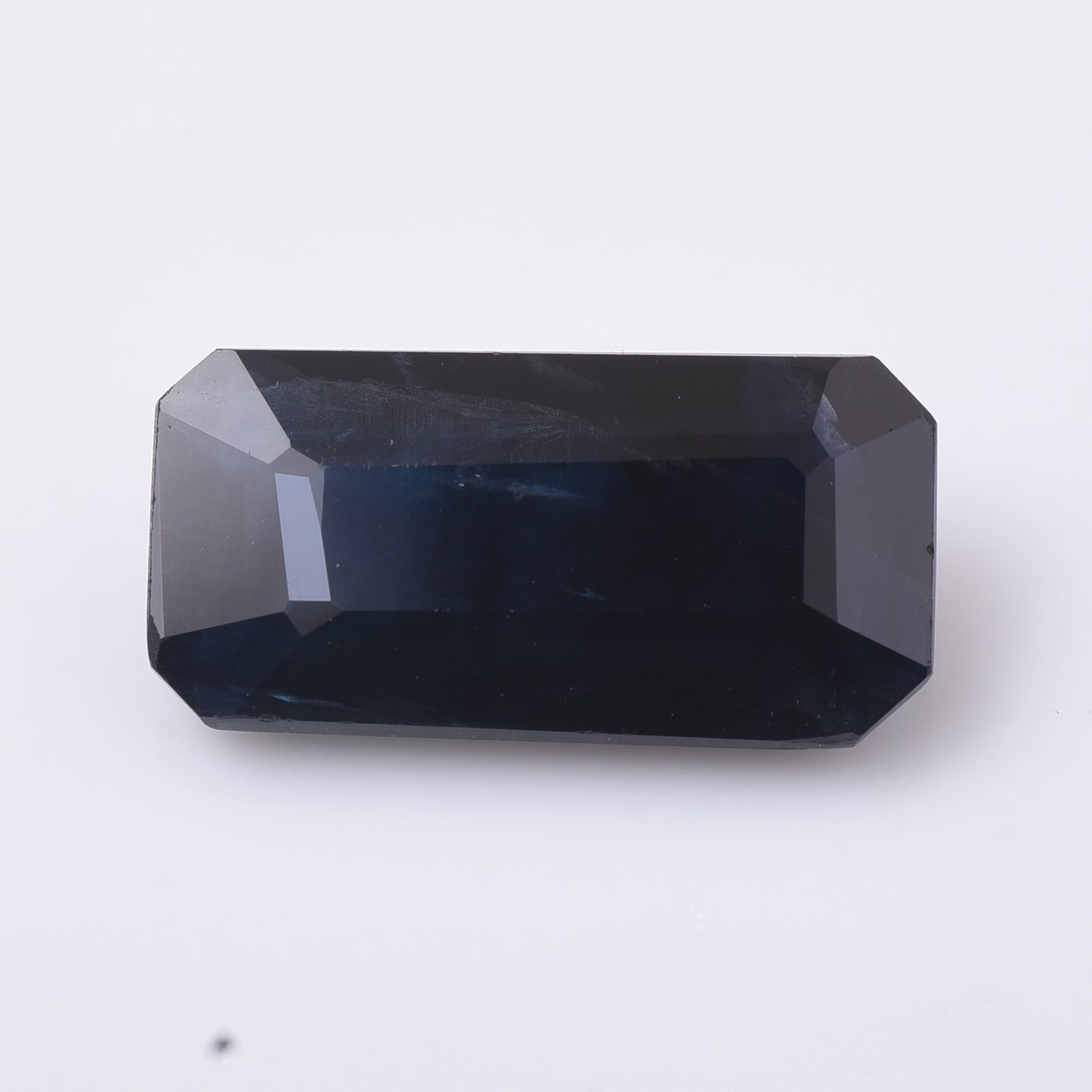 7.19 Natural Corundum Sapphire Emerald Cut Gemstone