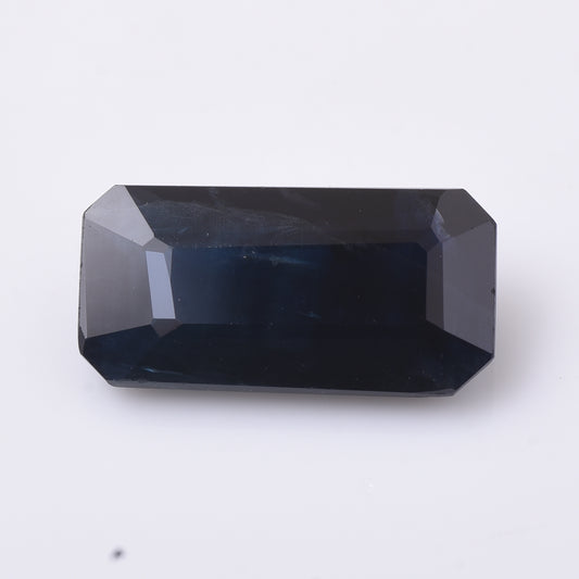 7.19 Natural Corundum Sapphire Emerald Cut Gemstone