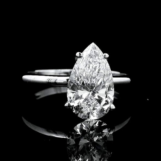2.08 Carats Lab Grown Diamond 14K Gold Ring