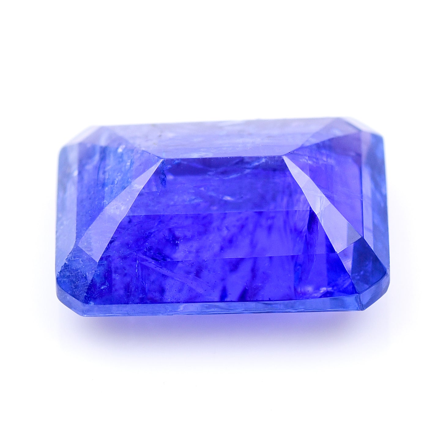 10.54 Natural Zoisite Tanzanite Emerald Cut Gemstone
