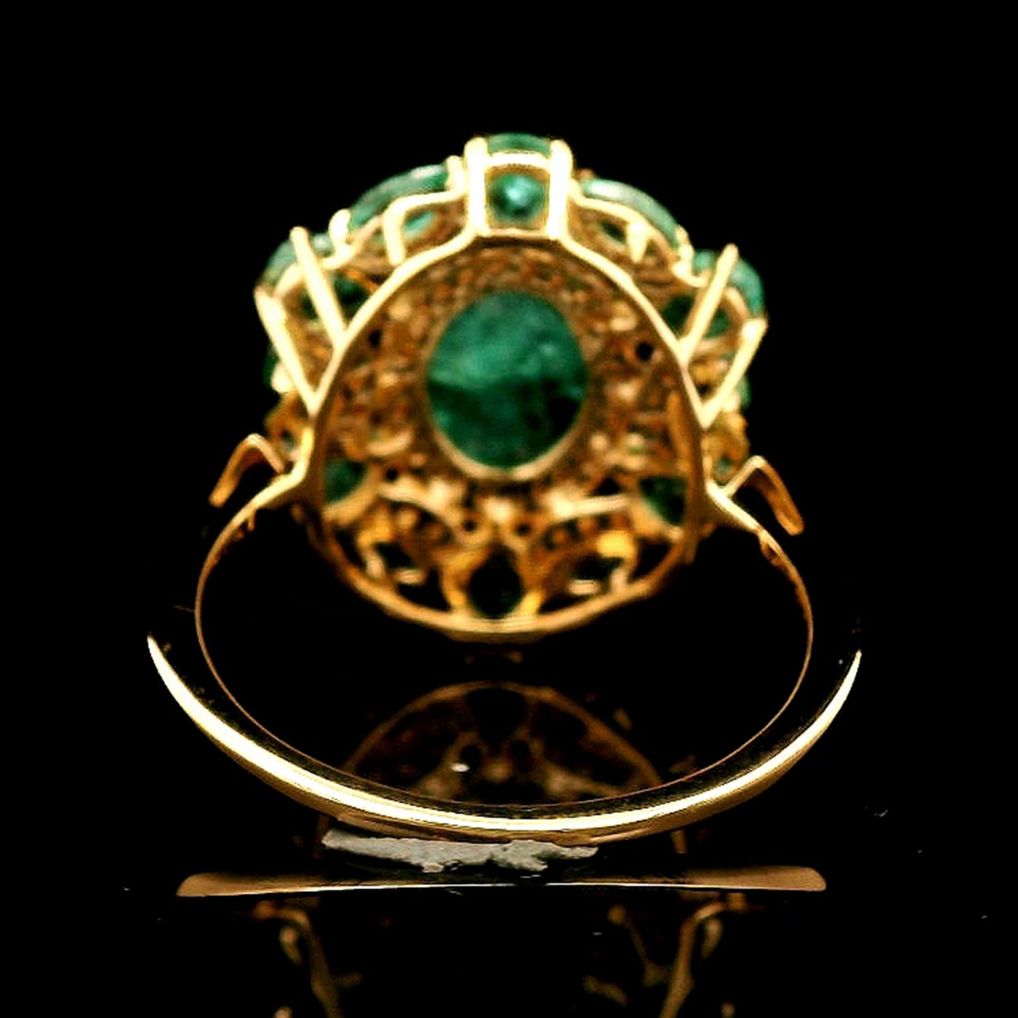 2.68 Ct Oval Emerald 14K Gold Ring