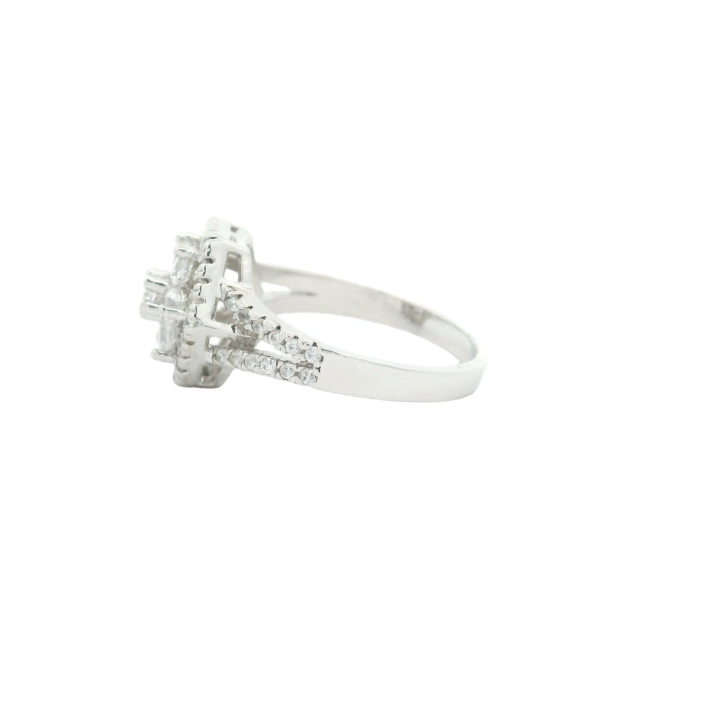 4.22 Ct Cubic Zirconia 925 Sterling Silver Ring