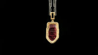 1.74 Ct Fancy Natural Tourmaline 14K Gold Pendant