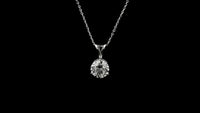 1.49 Ct Round Lab Grown Diamond 14K Gold Pendant