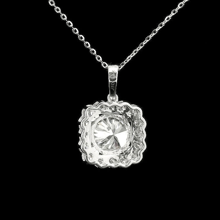 2.17 Carats Lab Grown Diamond 14K Gold Pendant