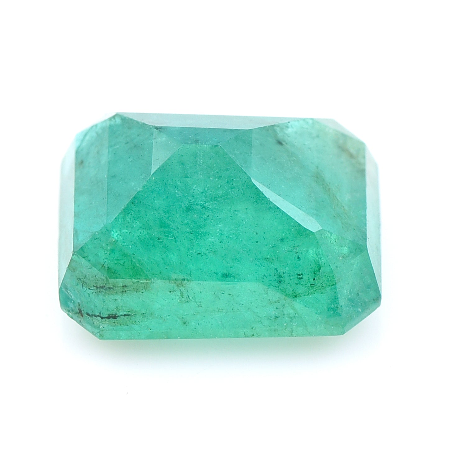 3.39 Natural Beryl Emerald Emerald Cut Gemstone