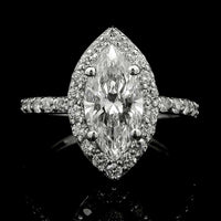 2.23 Carats Lab Grown Diamond 14K Gold Ring