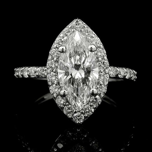 2.23 Carats Lab Grown Diamond 14K Gold Ring