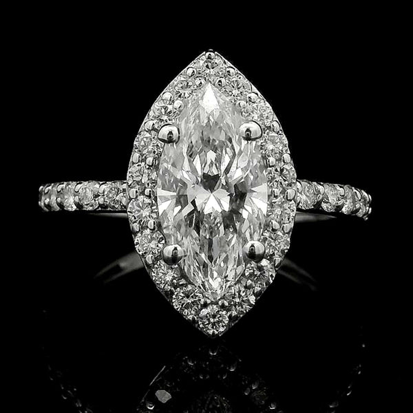 2.23 Carats Lab Grown Diamond 14K Gold Ring