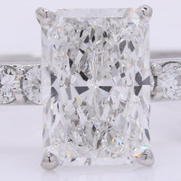 2.37 Carats Lab Grown Diamond 950 Platinum Ring