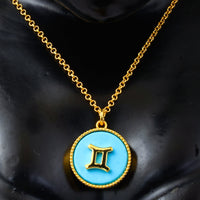 7.74 Ct Round Turquoise 925 Sterling Silver Pendant