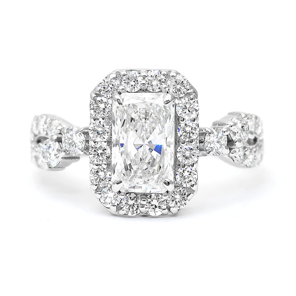 2.65 Carats Lab Grown Diamond 14K Gold Ring