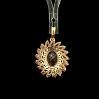 2.46 Ct Oval Tourmaline 14K Gold Pendant