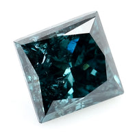 0.24 Blue Diamond Sqaure Loose Gemstone