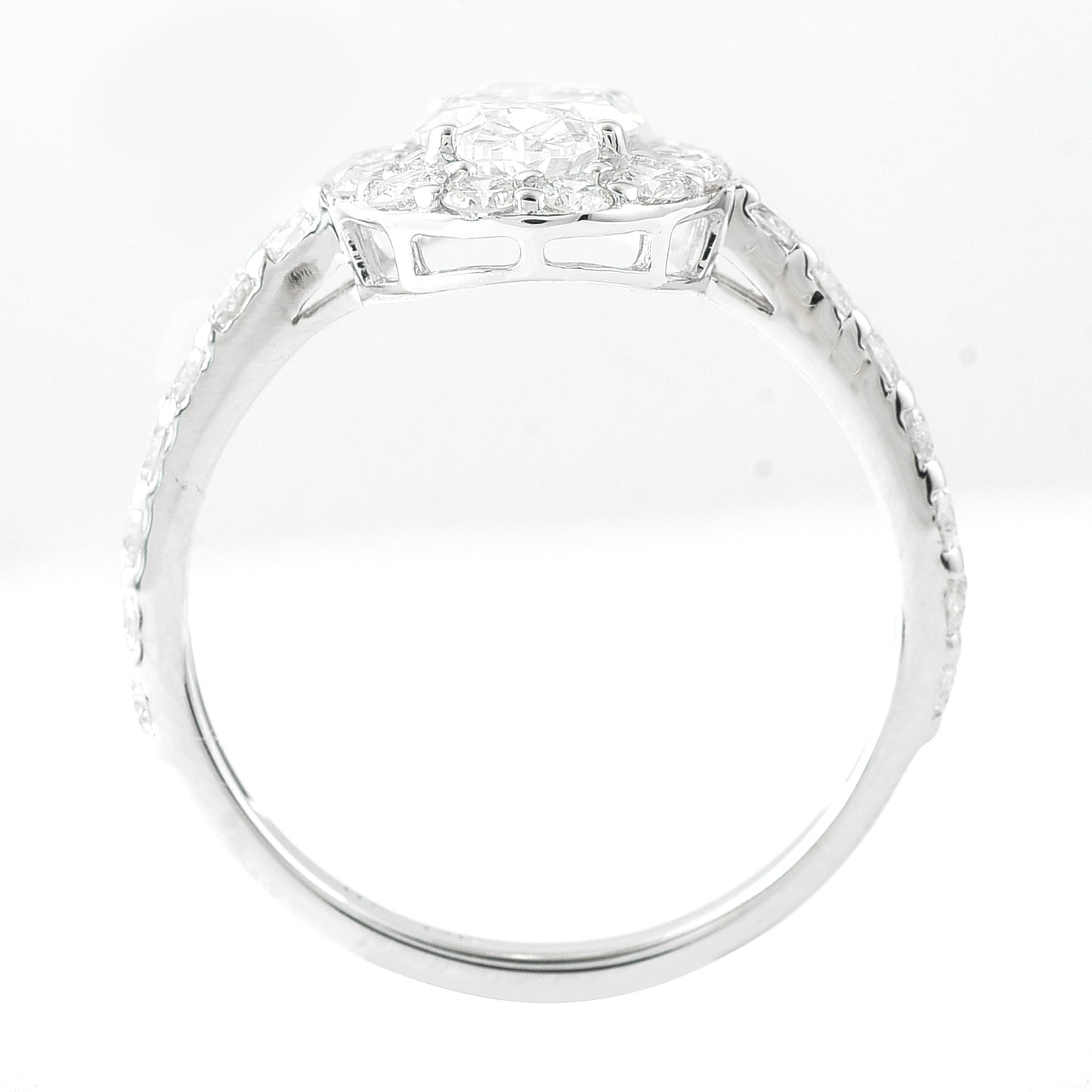 1.93 Carats Lab Grown Diamond 14K Gold Ring