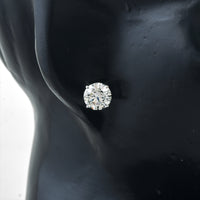 3.16 Carats Lab Grown Diamond 14K Gold Earrings