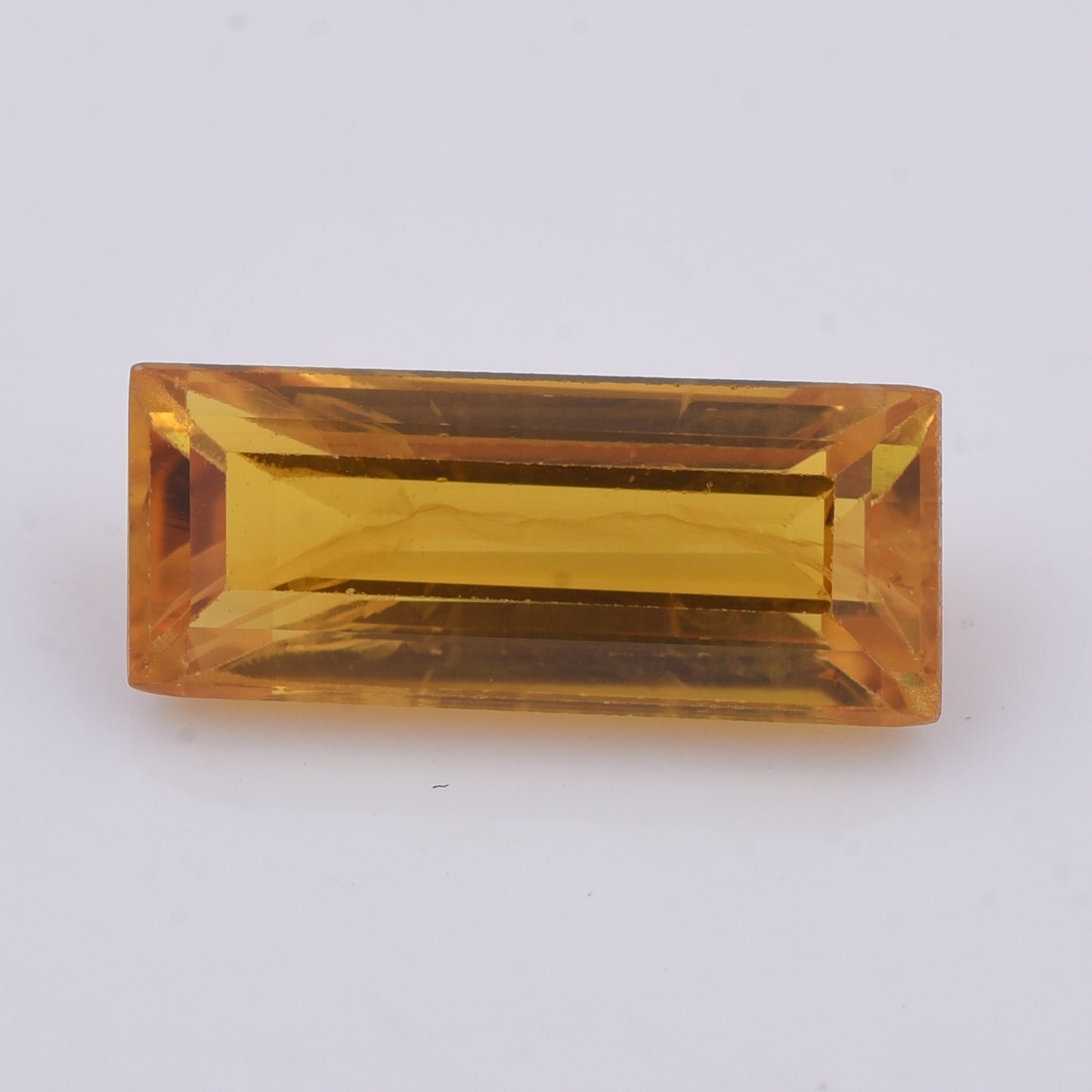2.26 Natural Corundum Yellow Sapphire Rectangular Step Cut Gemstone