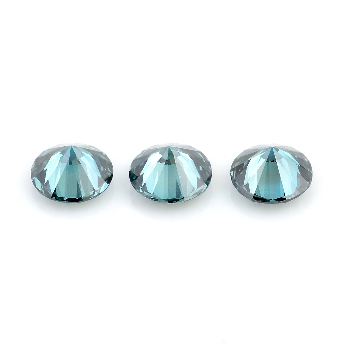 0.55 Blue Diamond Round Loose Gemstone