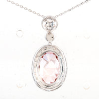 5.77 Carats Pink Lab Grown Diamond 14K Gold Pendant