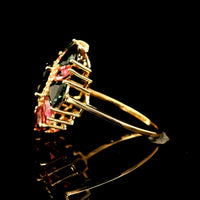 4.99 Ct Oval Tourmaline 14K Gold Ring