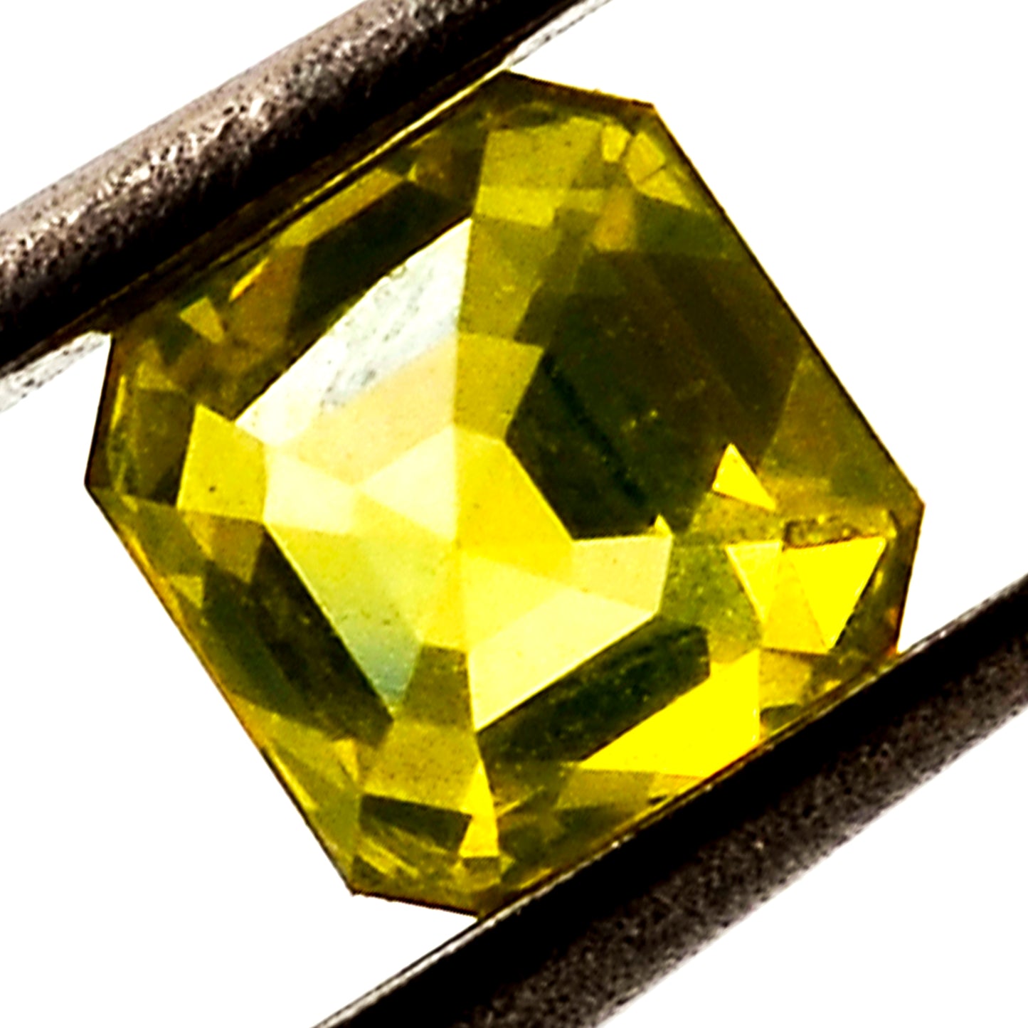 0.41 Yellow Diamond Octagon Loose Diamond