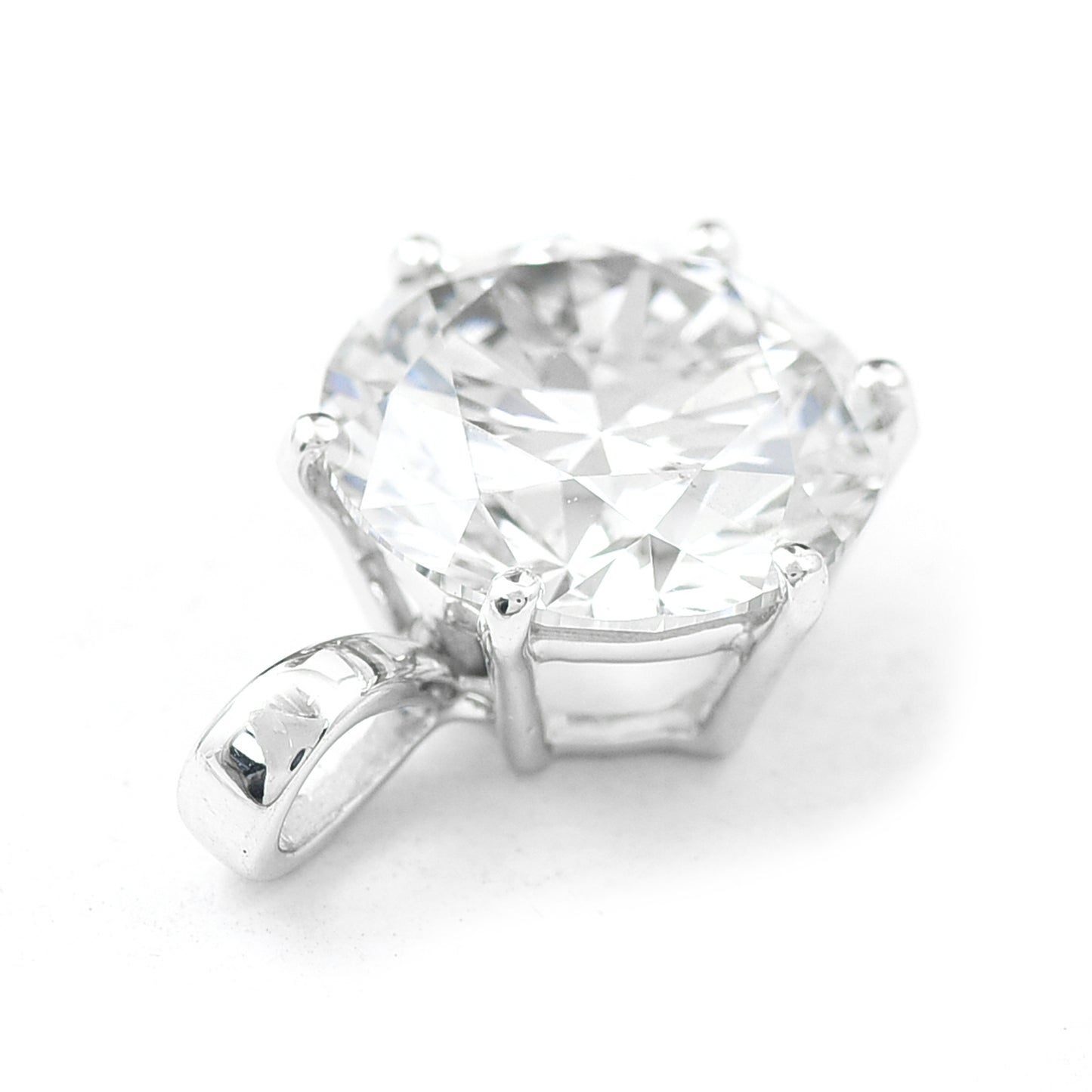 3.11 Carats Lab Grown Diamond 14K Gold Pendant