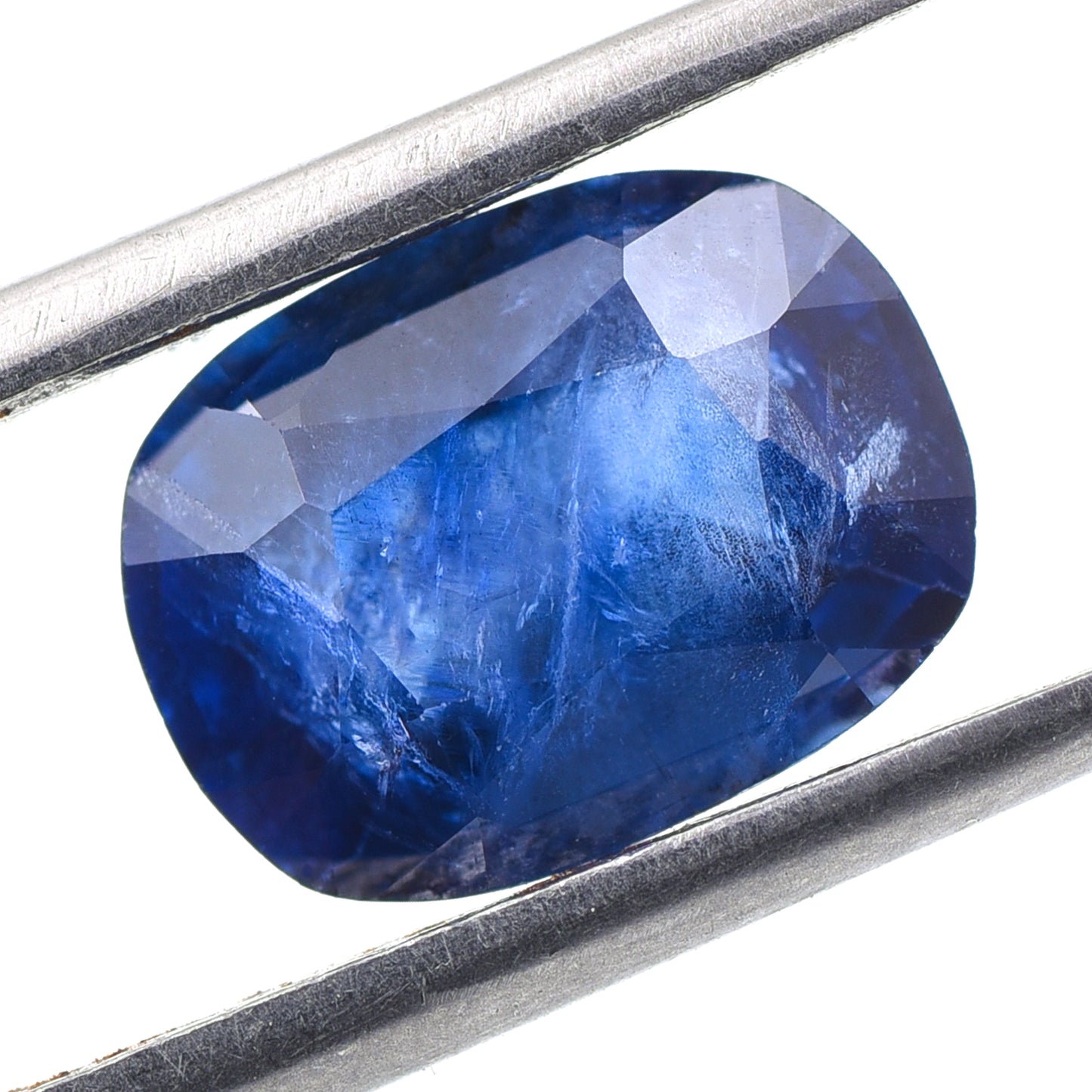 2.45 Natural Corundum Sapphire Rectangular Cushion Mixed Cut Gemstone