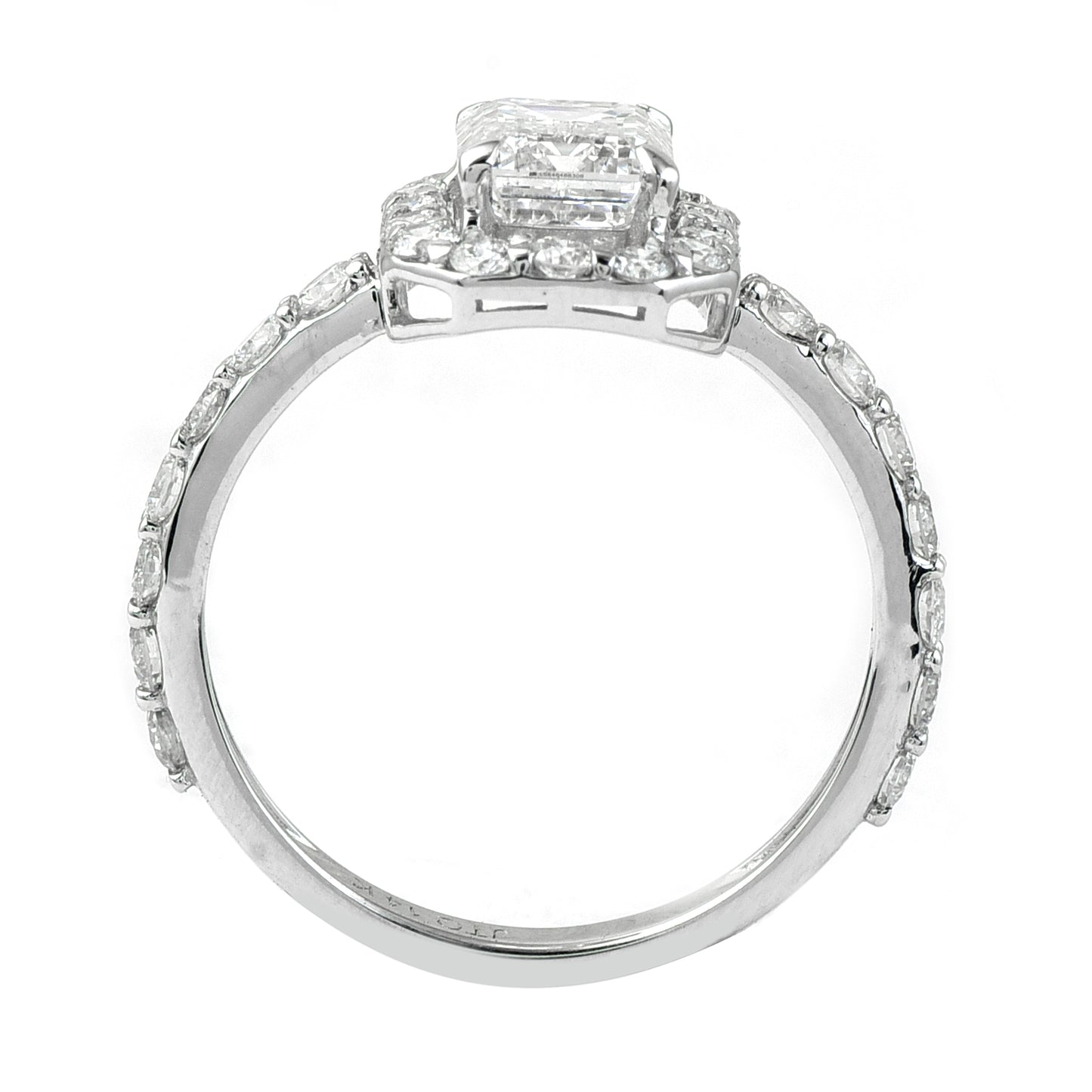 2.56 Carats Lab Grown Diamond 14K Gold Ring