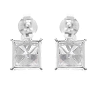 3.45 Carats Lab Grown Diamond 14K Gold Earrings