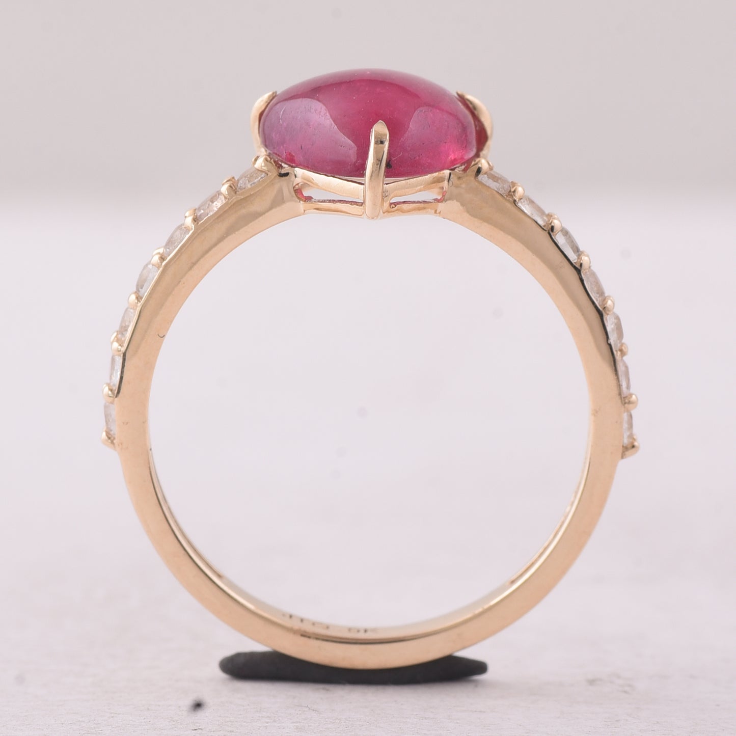 2.59 Ct Heart Tourmaline 9K Gold Ring