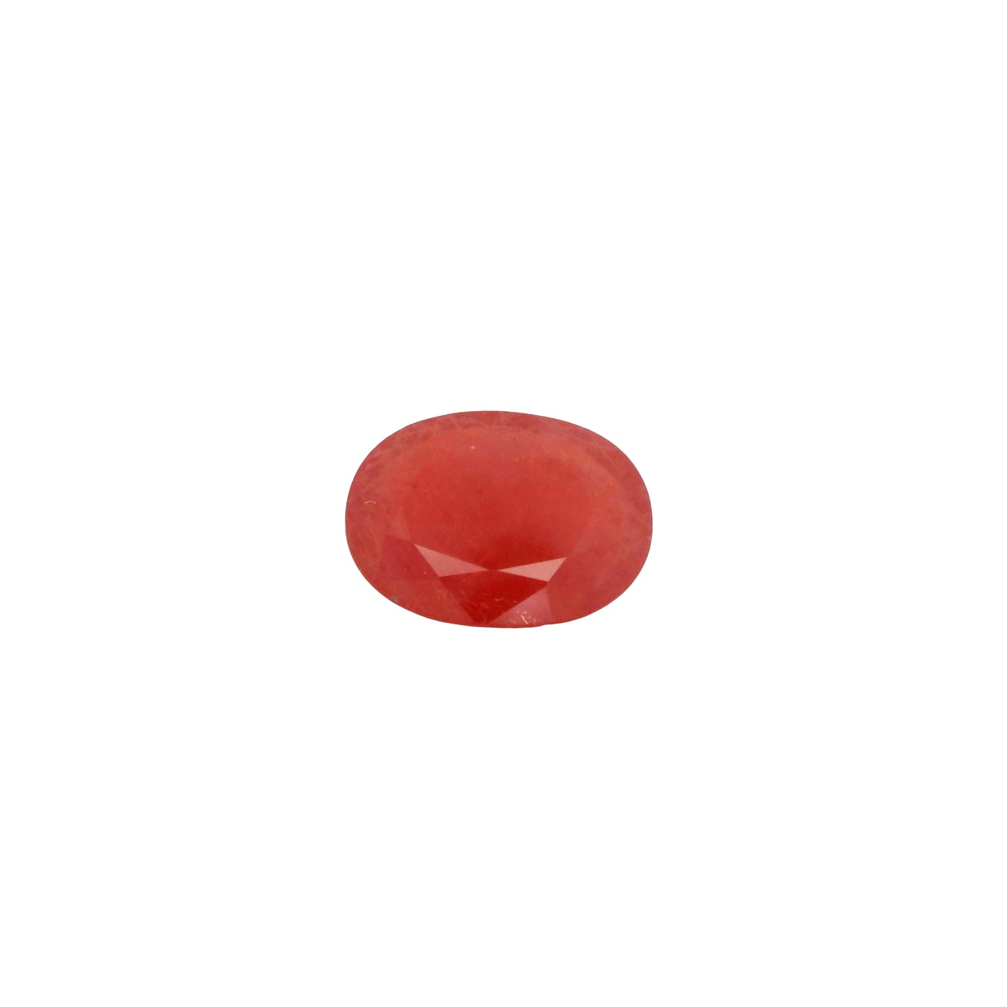 4.56 Orange Sapphire Oval Gemstone