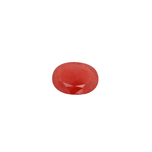 4.56 Orange Sapphire Oval Gemstone