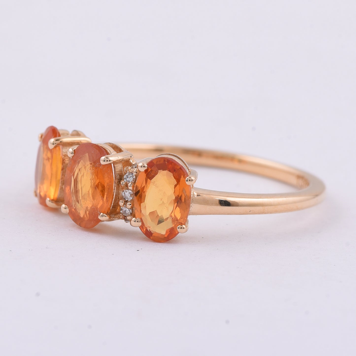 1.57 Ct Oval Natural Yellow Sapphire 14K Gold Ring