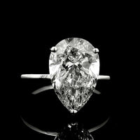 4.01 Carats Lab Grown Diamond 14K Gold Ring
