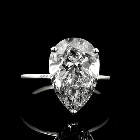4.01 Carats Lab Grown Diamond 14K Gold Ring