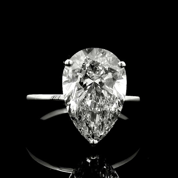 4.01 Carats Lab Grown Diamond 14K Gold Ring