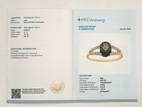 1.25 Ct Oval Natural Green Tourmaline 14K Gold Ring